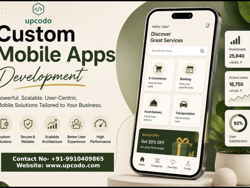 Custom Mobile Apps Development- UpCodo Digital