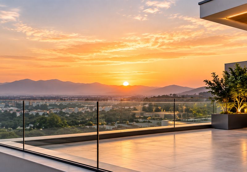 10 Roof Railing Ideas with Aluminium Railings for a Modern Home