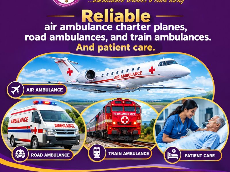 Panchmukhi Air Ambulance Services in Ranchi – highly skilled personnel accompanying