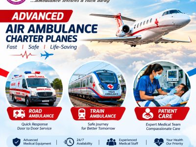 Panchmukhi Train Ambulance in Patna- ICU Train Transport 24/7