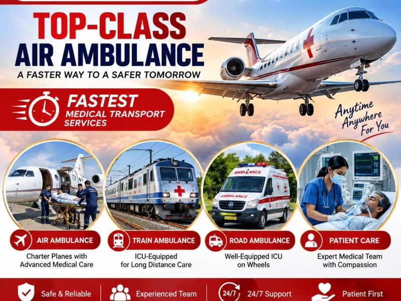 Panchmukhi Air Ambulance in Kolkata - Reliable Emergency Mobility