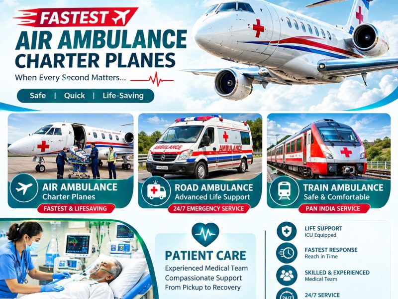 Panchmukhi Low Cost Air Ambulance in Varanasi- Interstate Patient Transfers