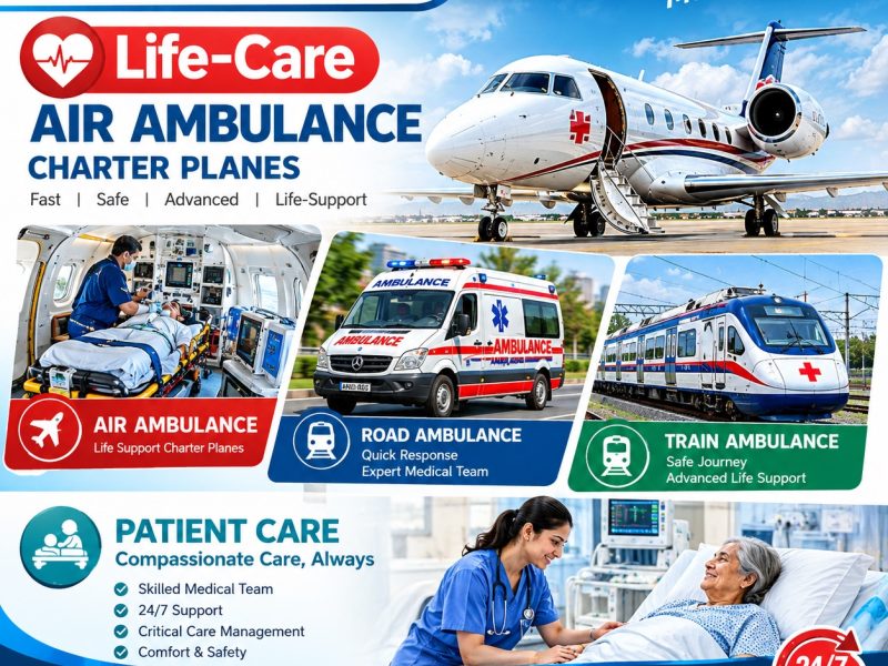 Panchmukhi Air Ambulance Services from Thiruvananthapuram- promises uncompromised care in transit