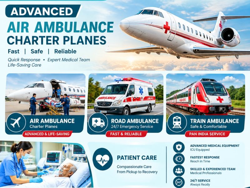 Panchmukhi ICU Air Ambulance in Ernakulam- Unwanted complexities are eliminated