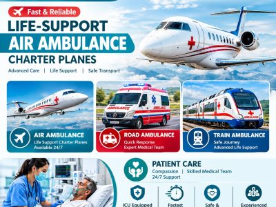 Panchmukhi ICU Air Ambulance from Delhi- safety and comfort is our concern