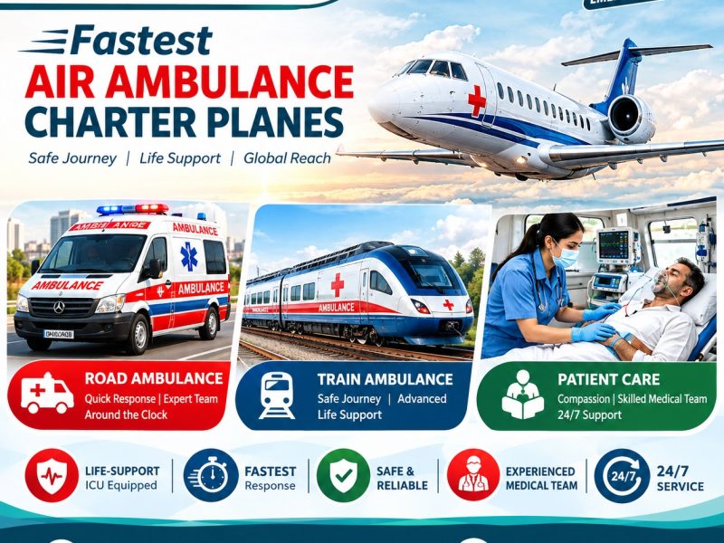 Panchmukhi Hi Tech Air Ambulance in Ranchi- Unwanted Delays are Eliminated
