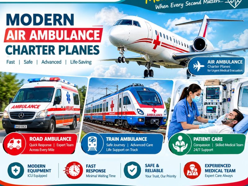 Panchmukhi Air Ambulance in Guwahati- Reliable and Risk free Air Ambulance