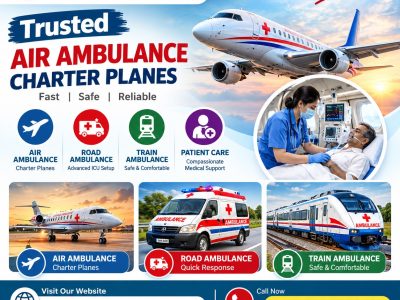 Panchmukhi Best Patient Shifting Air Ambulance in Thiruvananthapuram- Long-Distance Patient Transfer with safety
