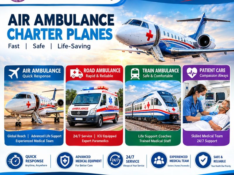 Panchmukhi Air Ambulance from Hyderabad- a companion for your convenience