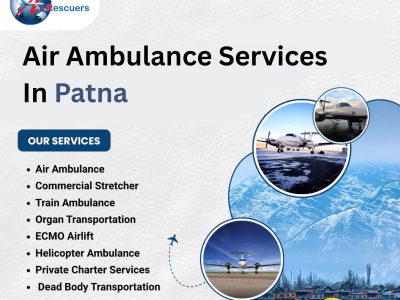 Emergency Air Ambulance Support Available in Patna
