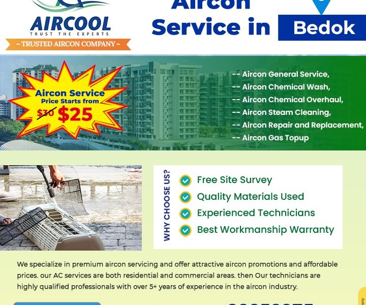 Aircon service in Bedok