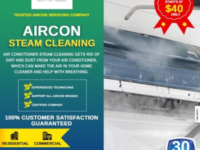 Aircon Steam Cleaning