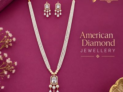 Elegant American Diamond Jewellery – Kanhai Jewels