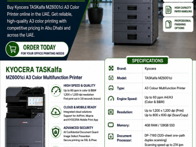 Buy Kyocera TASKalfa MZ6001ci A3 Color Printer