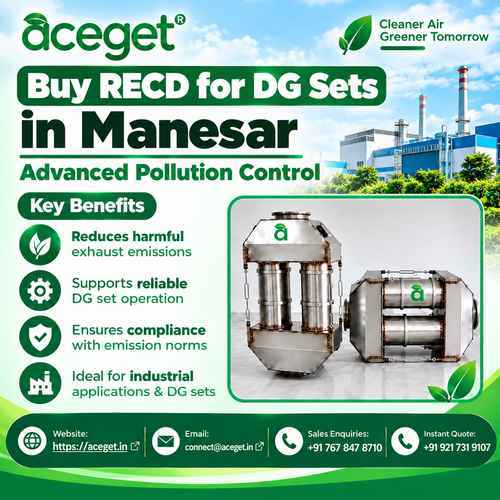 Buy RECD for DG Sets in Manesar – Advanced Pollution Control