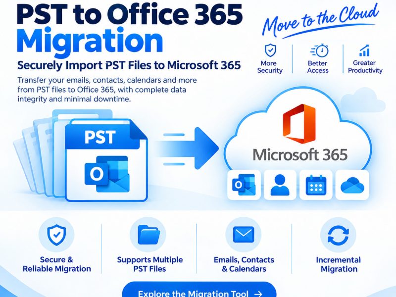 PST to Office 365 Migration – Secure Email Data Transfer