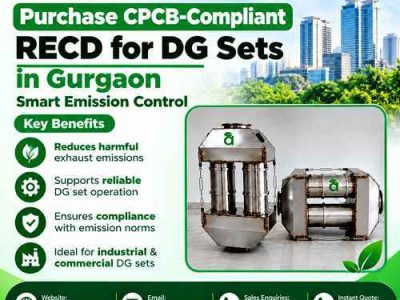 Purchase CPCB-Compliant RECD for DG Sets in Gurgaon – Smart Emission Control