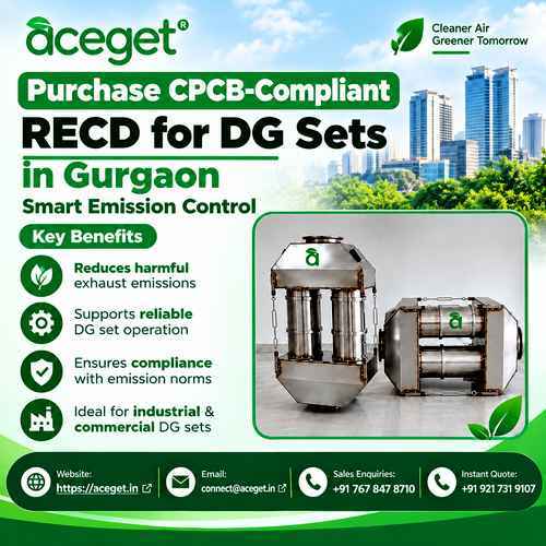Purchase CPCB-Compliant RECD for DG Sets in Gurgaon – Smart Emission Control