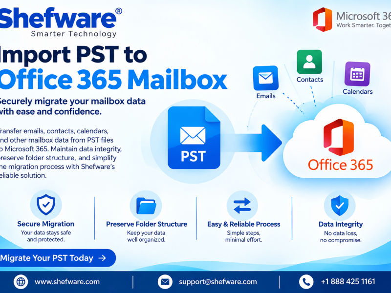 Import PST to Office 365 Mailbox – Secure & Efficient Migration