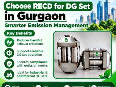 Choose RECD for DG Set in Gurgaon – Smarter Emission Management