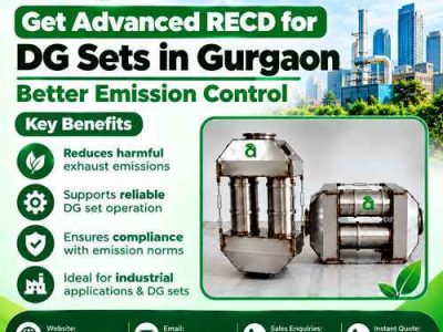 Get Advanced RECD for DG Sets in Gurgaon – Better Emission Control