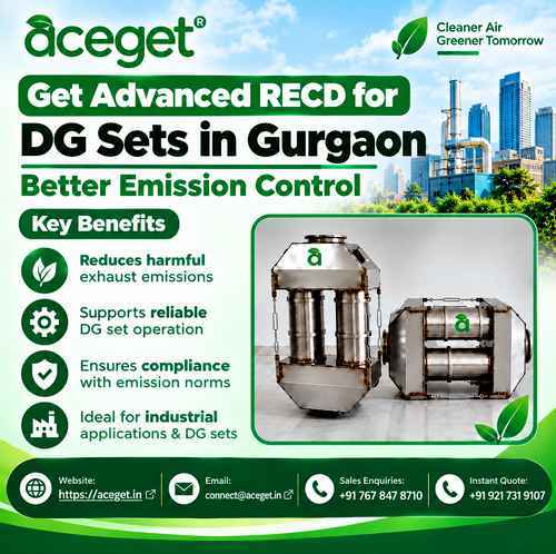 Get Advanced RECD for DG Sets in Gurgaon – Better Emission Control