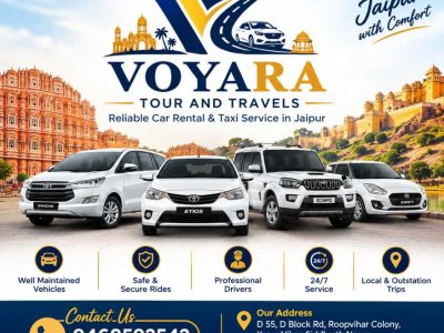Voyara Tour and Travels – Reliable Car Rental & Taxi Service in Jaipur