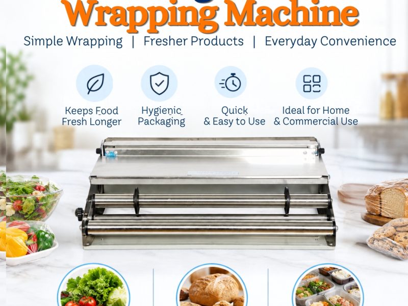 Cling Wrap Machine Price | Food Tray Cling Film Wrapping Machine