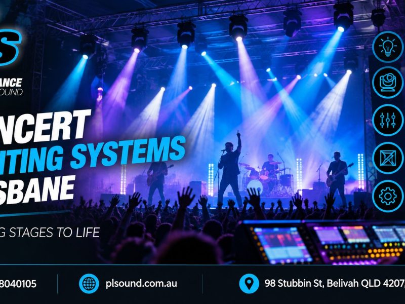 Concert Lighting Systems Brisbane for Memorable Events