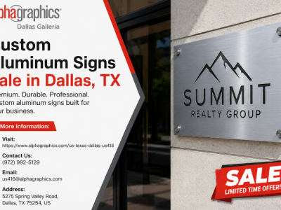 Custom Aluminum Signs Sale in Dallas, TX