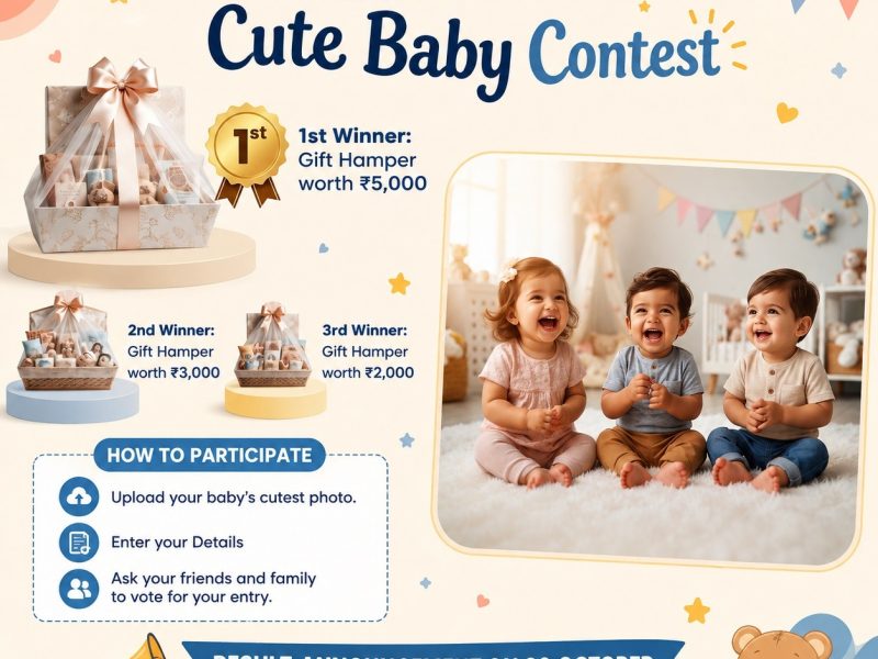 Cute Baby Contest India 2026 | Win Prizes with Reward Connect