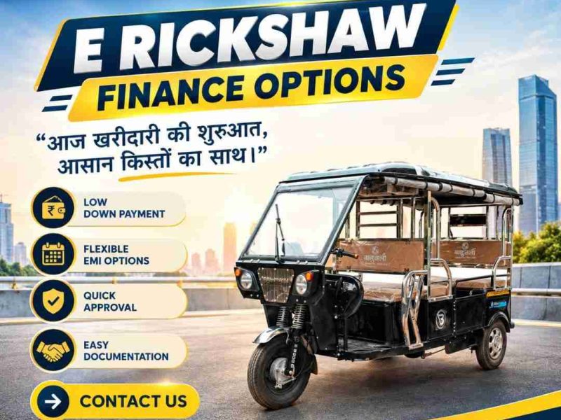 E Rickshaw Finance Options