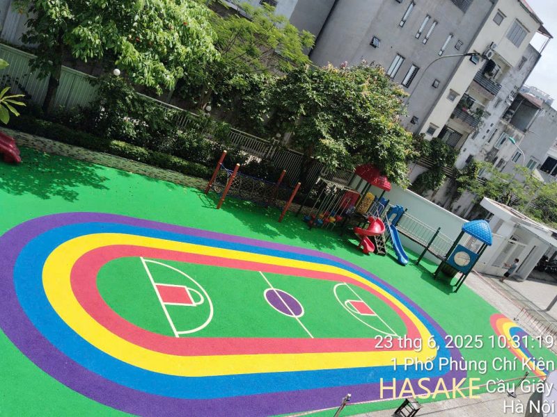 EPDM Flooring for Children's Playground and Sports Field