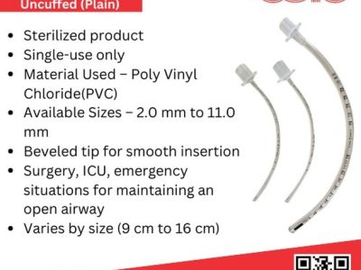 Endotracheal Tubes Manufacturer & Supplier Form Inda