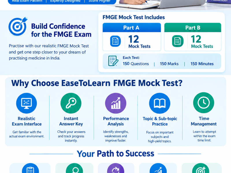 FMGE Mock Test 2026 – Free Online Practice Test Series for FMGE Preparation
