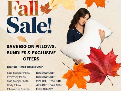 Shop Side Sleeper, Body & Everyday Pillows – Fall Offers
