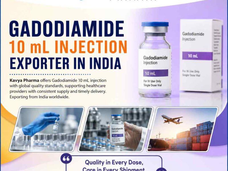 Gadodiamide 10 mL injection exporter in India | Kavya Pharma