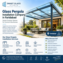 Glass Pergola Installation Company in Faridabad