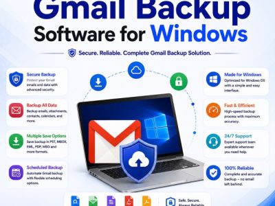 For Sale: Gmail Backup Software for Windows, Secure and Reliable