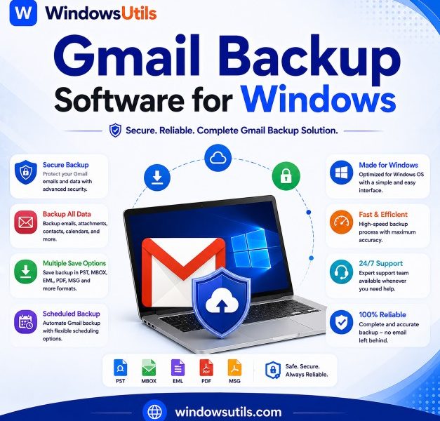 For Sale: Gmail Backup Software for Windows, Secure and Reliable