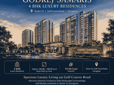 Godrej Samaris 4 BHK Residences at Sector 53 Gurgaon
