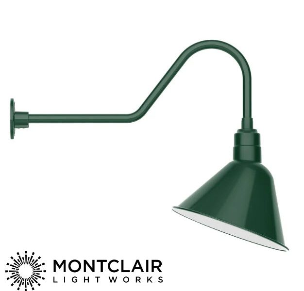 Gooseneck Wall Sconces | Curved Arm Sconce Lighting