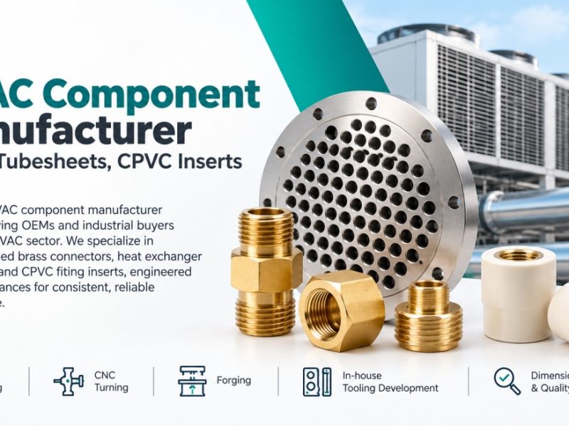 HVAC Component Manufacturer – Brass, Tubesheets, CPVC Inserts