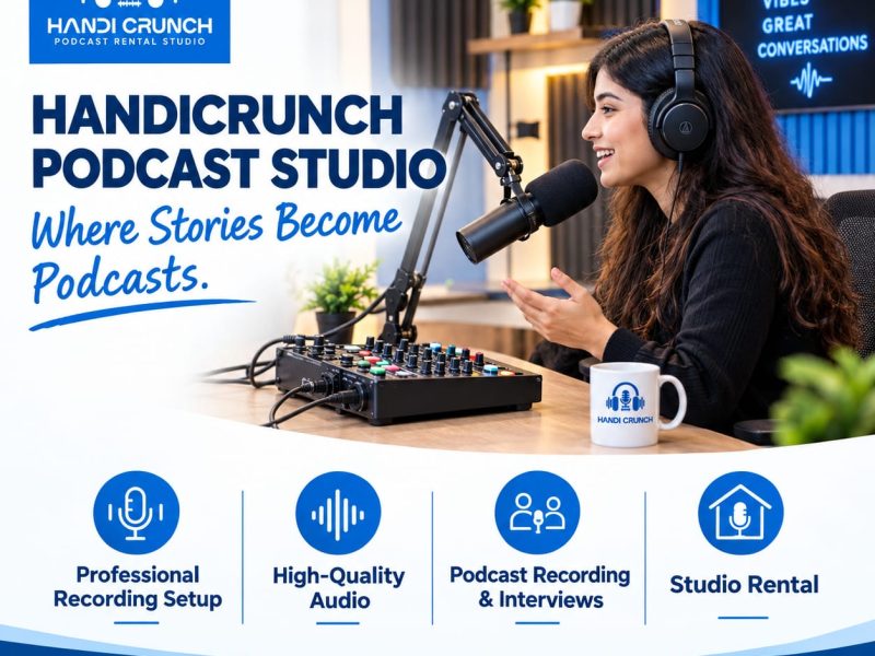 HandiCrunch Studio – Creative Podcast Studio in Jaipur