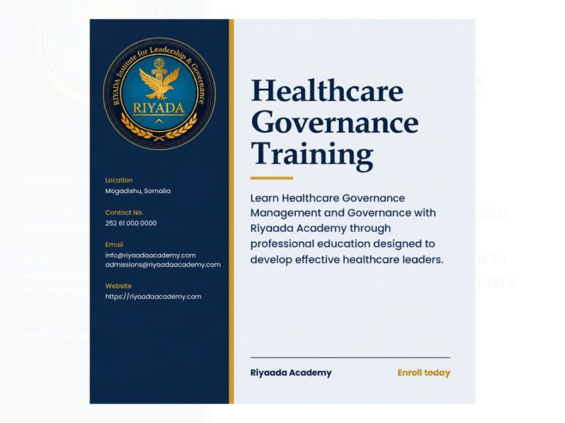 Healthcare Governance Training with RIYAADA ACADEMY
