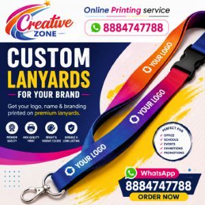 Lanyard Printing Rs. 25/- | Tag with printing Rs.30/ Online | Custom Designs & Branding | 600