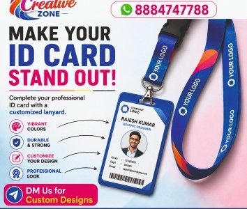 Creative Zone ID Card for Companies Schools Colleges Hospitals Events 645