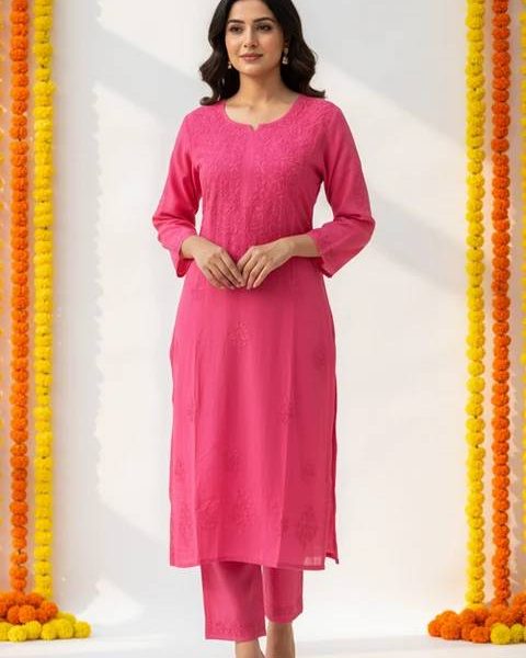 chikankari suit
