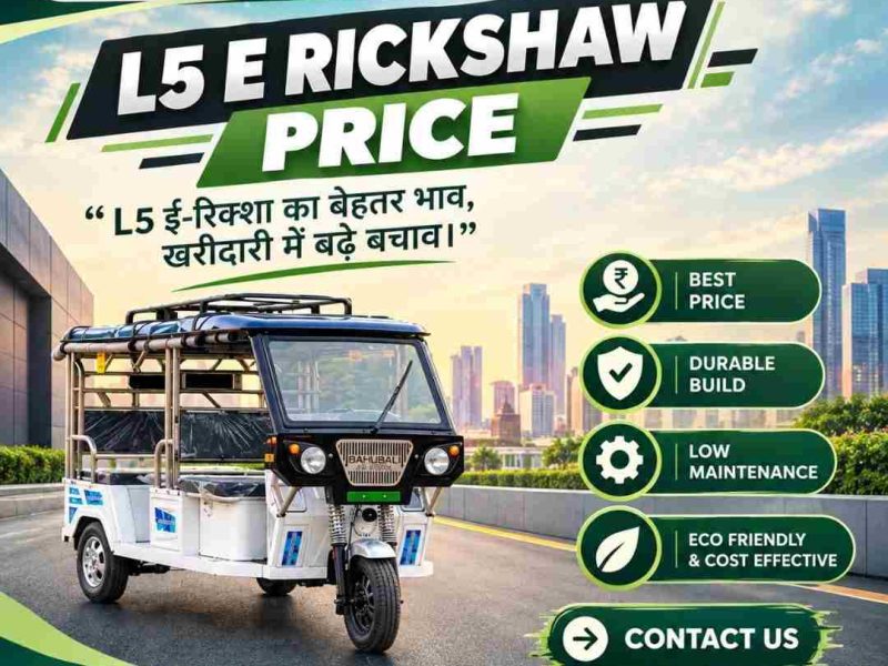 L5 E Rickshaw Price