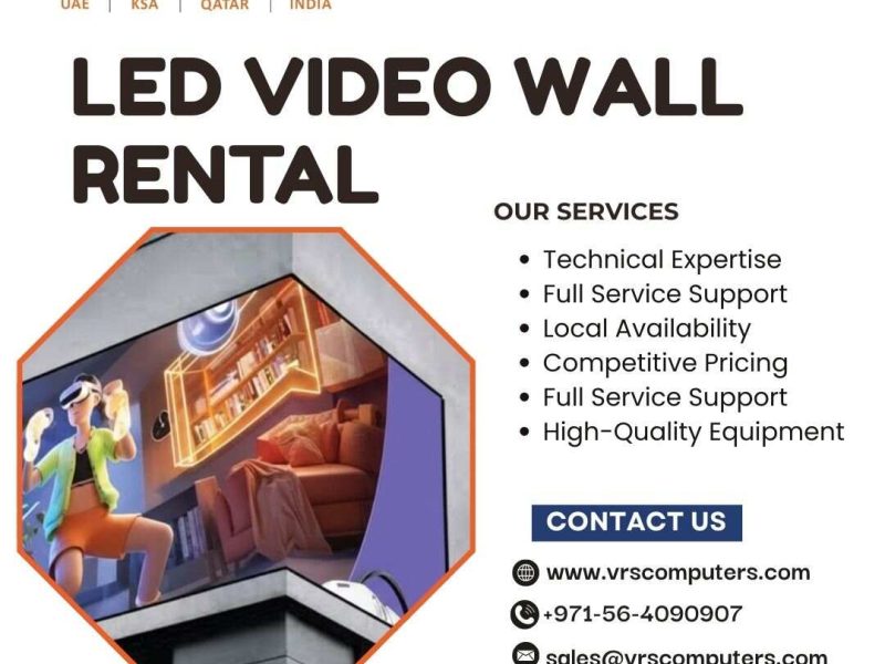 High Impact LED Video Wall Rental for Live Events